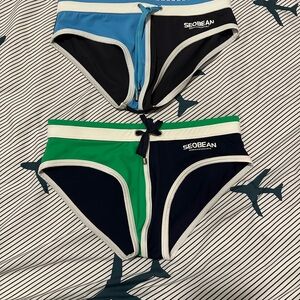 Men’s Seobean swim briefs. USA MEDIUM